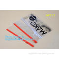 Swimwear toiletry PVC Vinyl Bag With Slider Ziplock, Slider zipper Clear pvc bag for package Vinyl, snap button PVC EVA swimwear